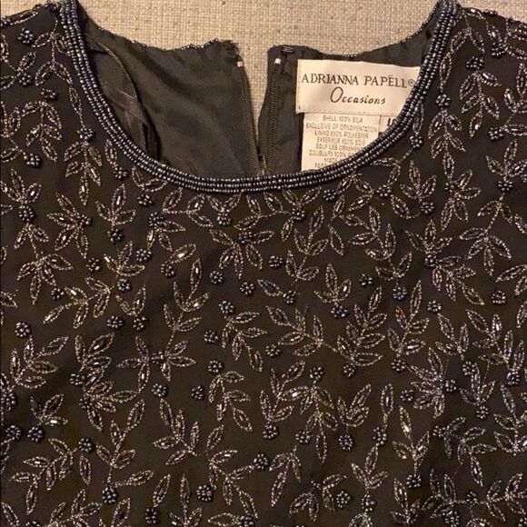 Adrianna Papell Occasions Beaded Blouse New - 10 - Picture 2 of 6